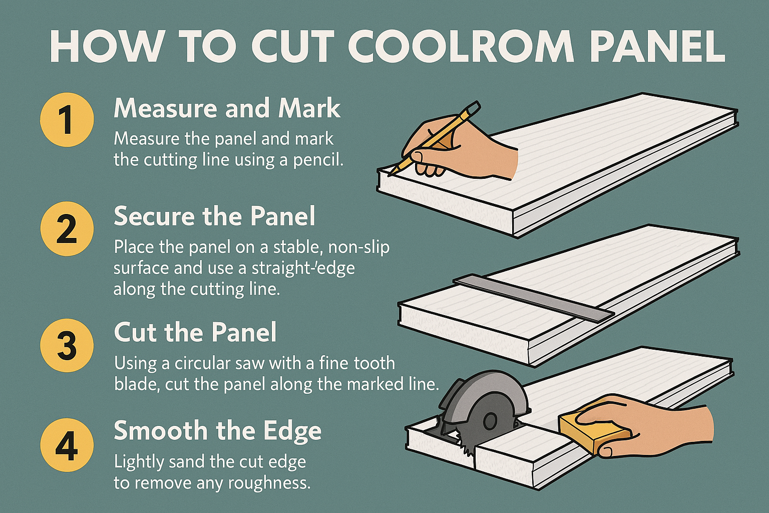 Safety hazards and PPE for cutting metal-faced insulated panels