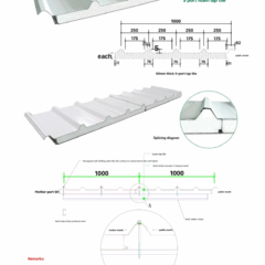 EPS 3.6m 50mm Insulated Roofing Panel - Image 4