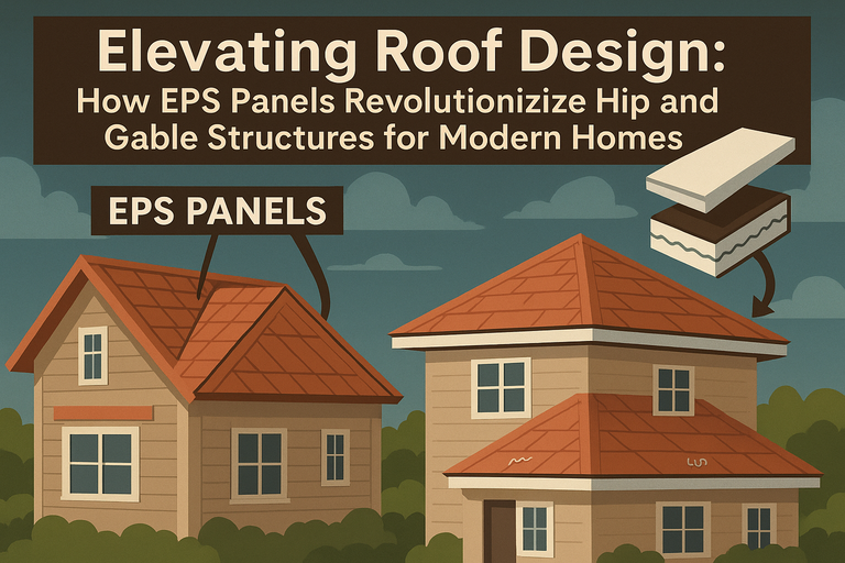 EPS roof insulation panels installed on a modern Australian home