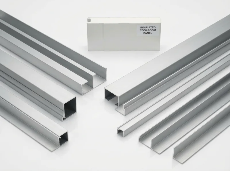 Aluminium C channel and L channel trims for EPS coolroom panels — Cool Room Masters