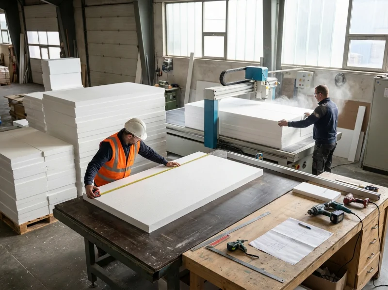 Custom size cut-to-length EPS insulated panels — Cool Room Masters