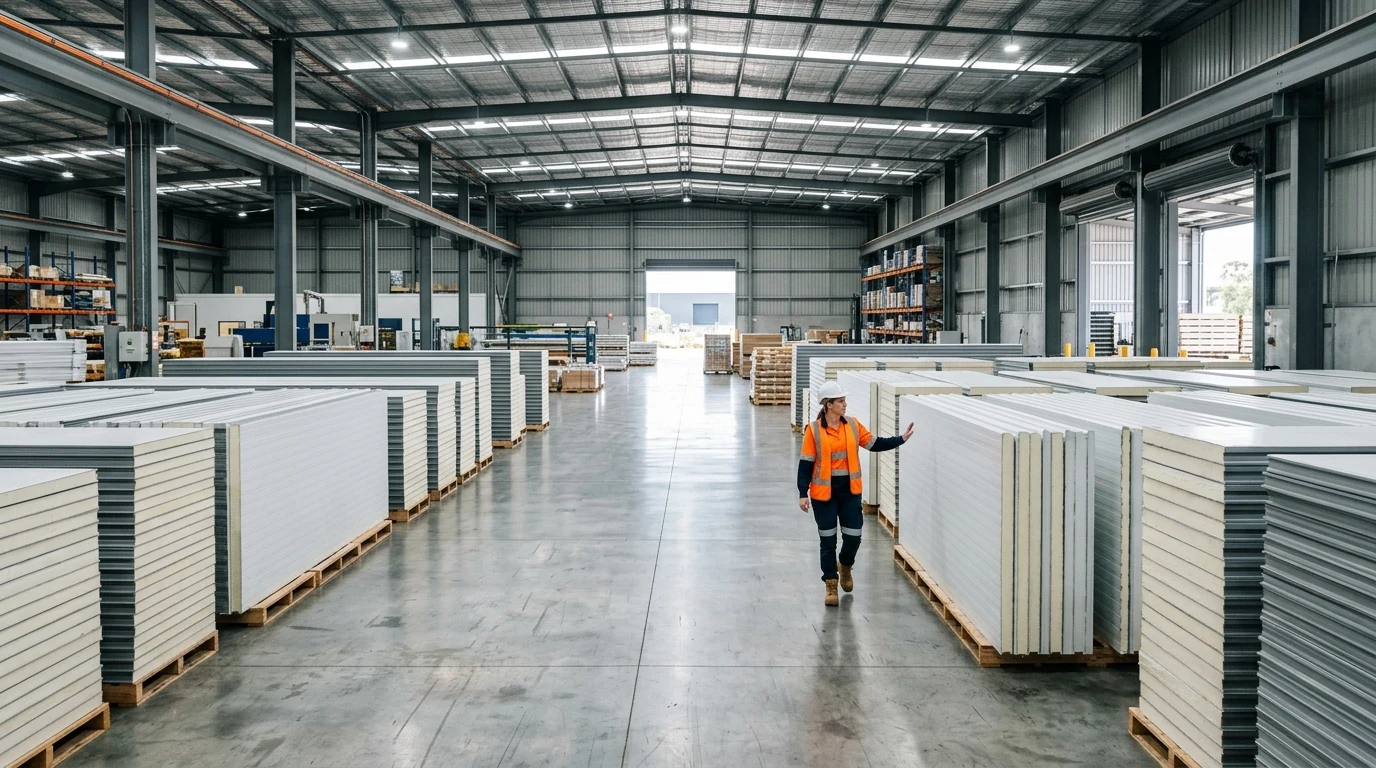 Coolroom panels for sale in Adelaide — Cool Room Masters warehouse