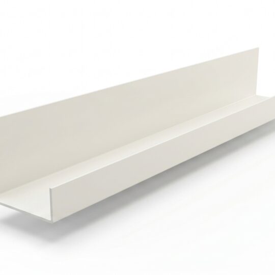 85mm EPS Roof Panel End L-Channel – Offwhite
