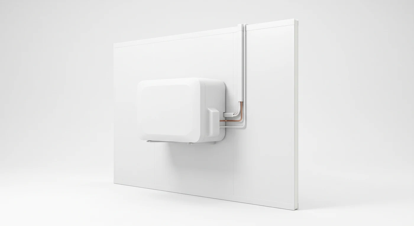 Optional matched compressor for a 100mm PIR coolroom kit