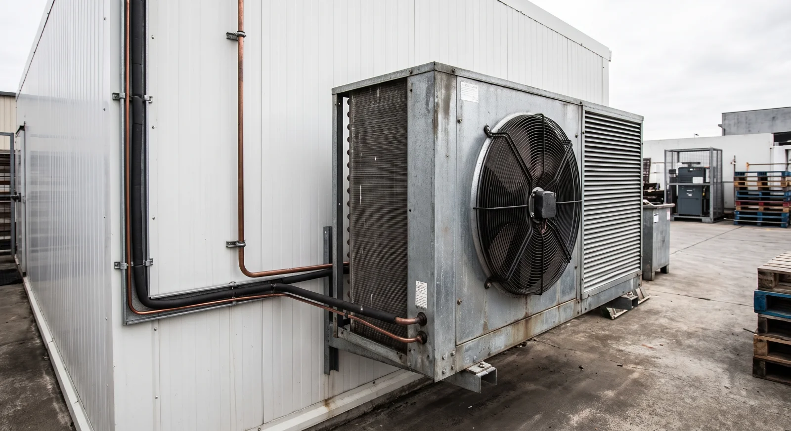 Optional matched compressor for a 100mm PIR coolroom kit